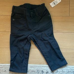 NWT! Baby Gap Factory black jeans. Boys. 12-18 months.